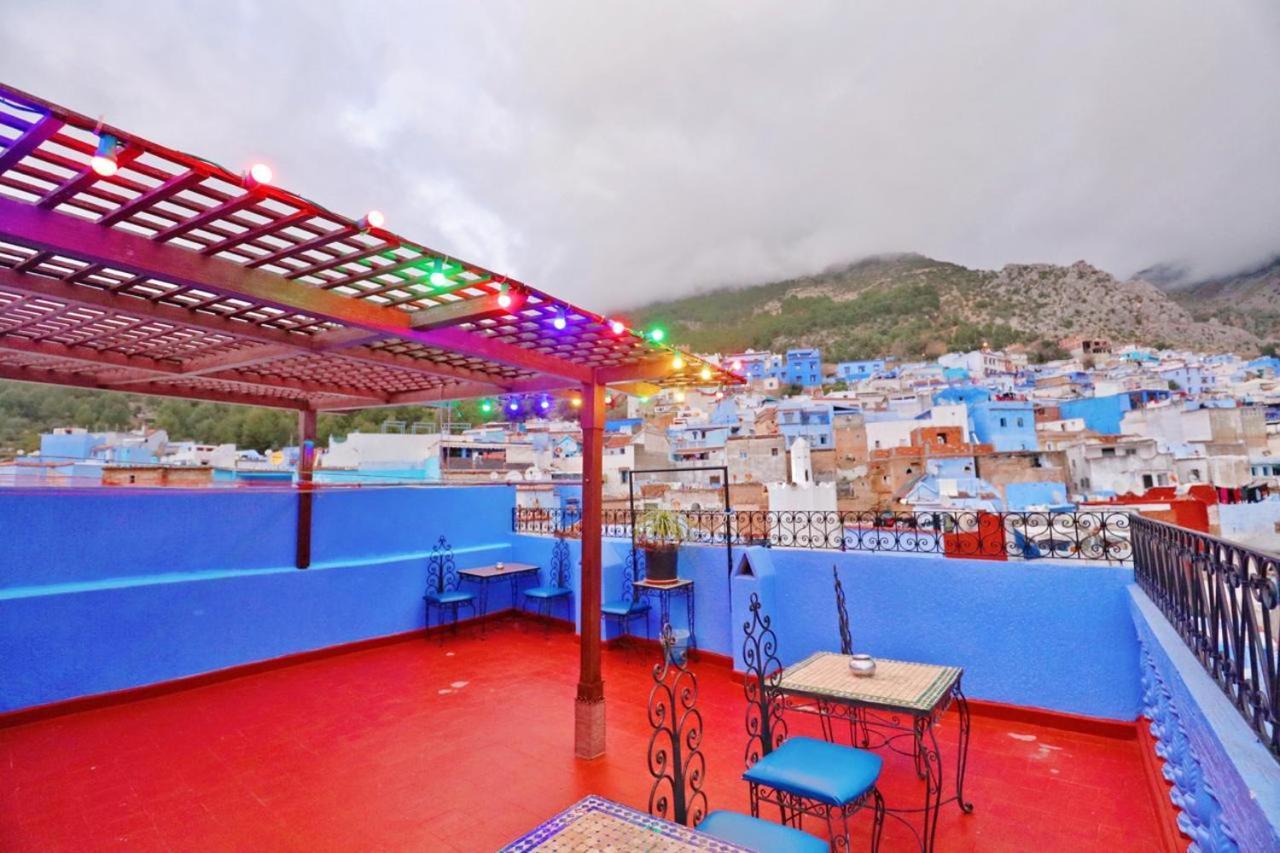 Aymane Rooftop Budget Panoramic Hotel Chefchaouen Ngoại thất bức ảnh