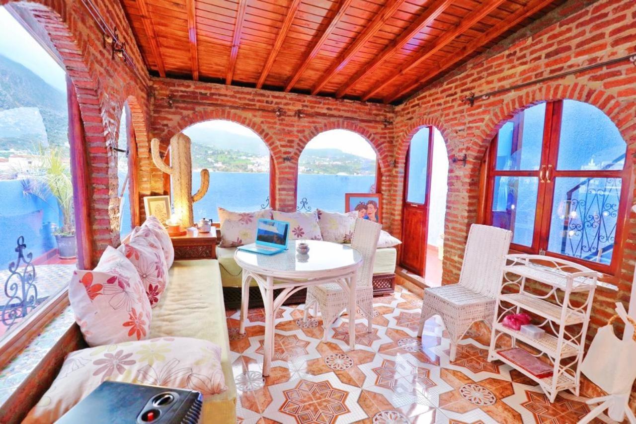 Aymane Rooftop Budget Panoramic Hotel Chefchaouen Ngoại thất bức ảnh